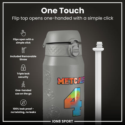 NFL x Ion8 Sports, Insulated Bottle, Signature Series, DK Metcalf, 750ml (24oz)