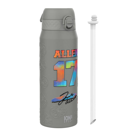 NFL x Ion8 Sports, Insulated Bottle, Signature Series, Josh Allen, 750ml (24oz)
