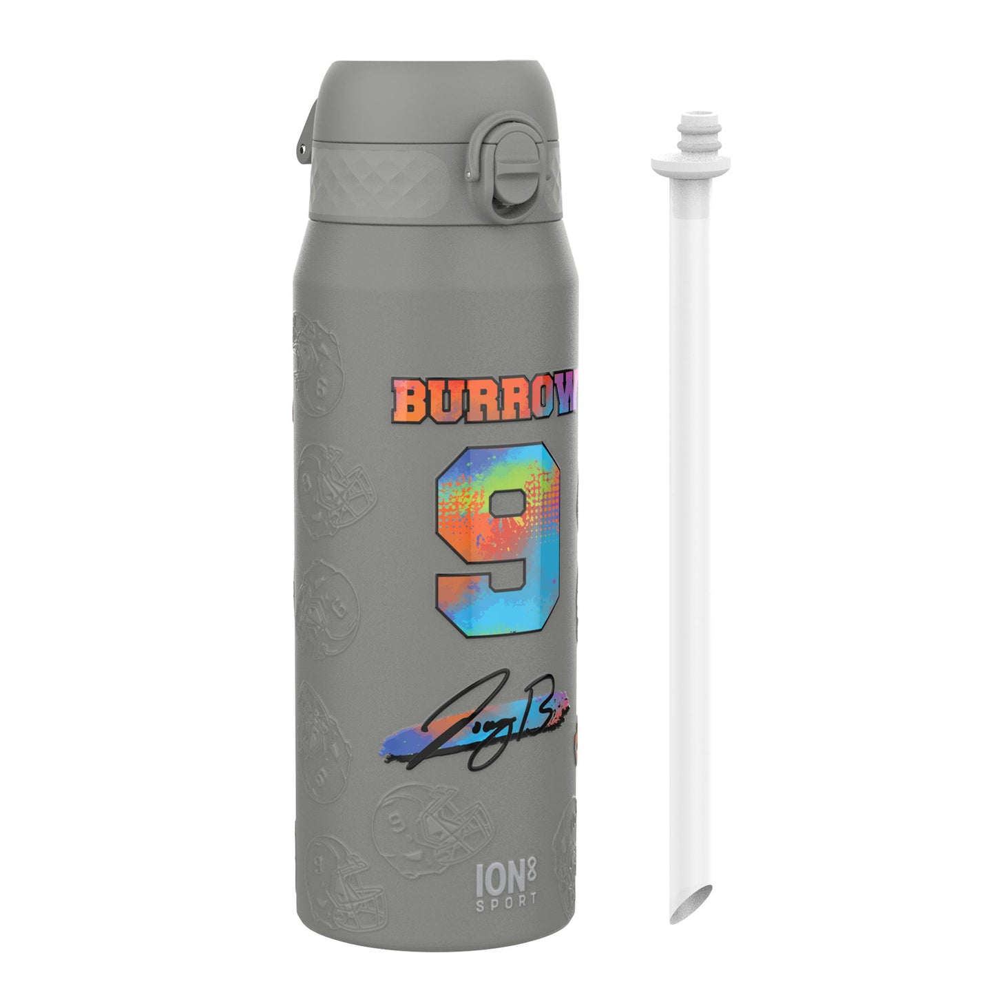 NFL x Ion8 Sports, Insulated Bottle, Signature Series, Joe Burrow, 750ml (24oz)
