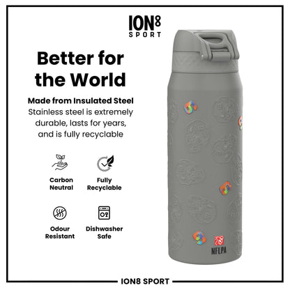 NFL x Ion8 Sports, Insulated Bottle, Signature Series, Joe Burrow, 750ml (24oz)