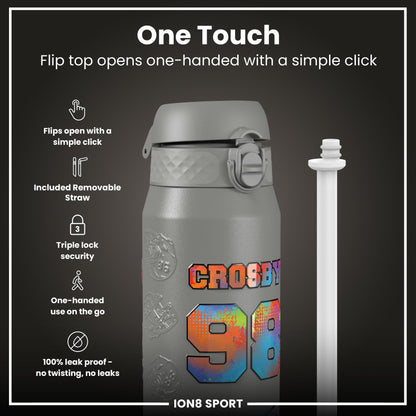 NFL x Ion8 Sports, Insulated Bottle, Signature Series, Maxx Crosby, 750ml (24oz)