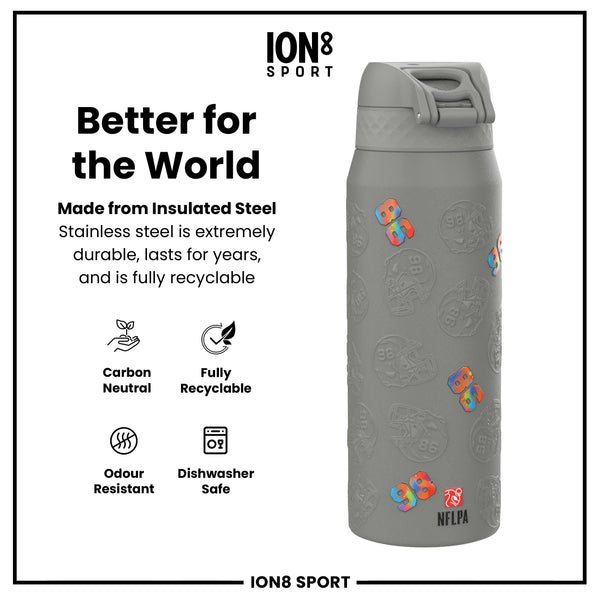 NFL x Ion8 Sports, Insulated Bottle, Signature Series, Maxx Crosby, 750ml (24oz)