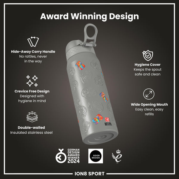 NFL x Ion8 Sports, Insulated Bottle, Signature Series, Maxx Crosby, 750ml (24oz)