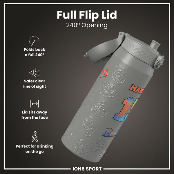 NFL x Ion8 Sports, Insulated Bottle, Signature Series, Patrick Mahomes, 750ml (24oz)