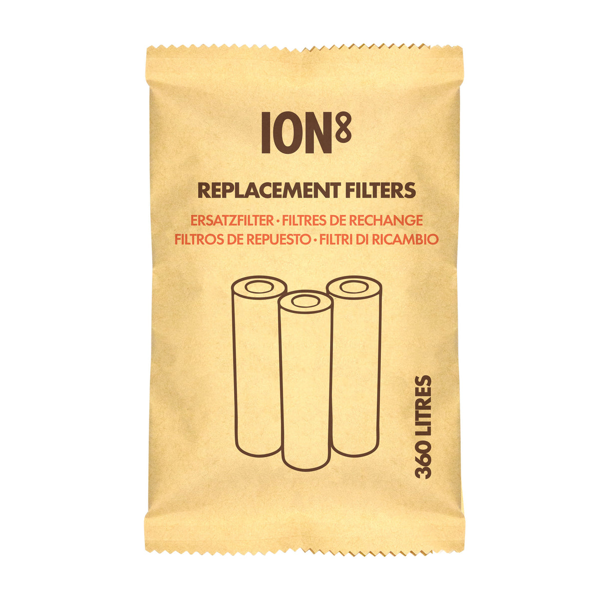 ION8, Replacement Filters x 3, for Filter Straw — additional product photo
