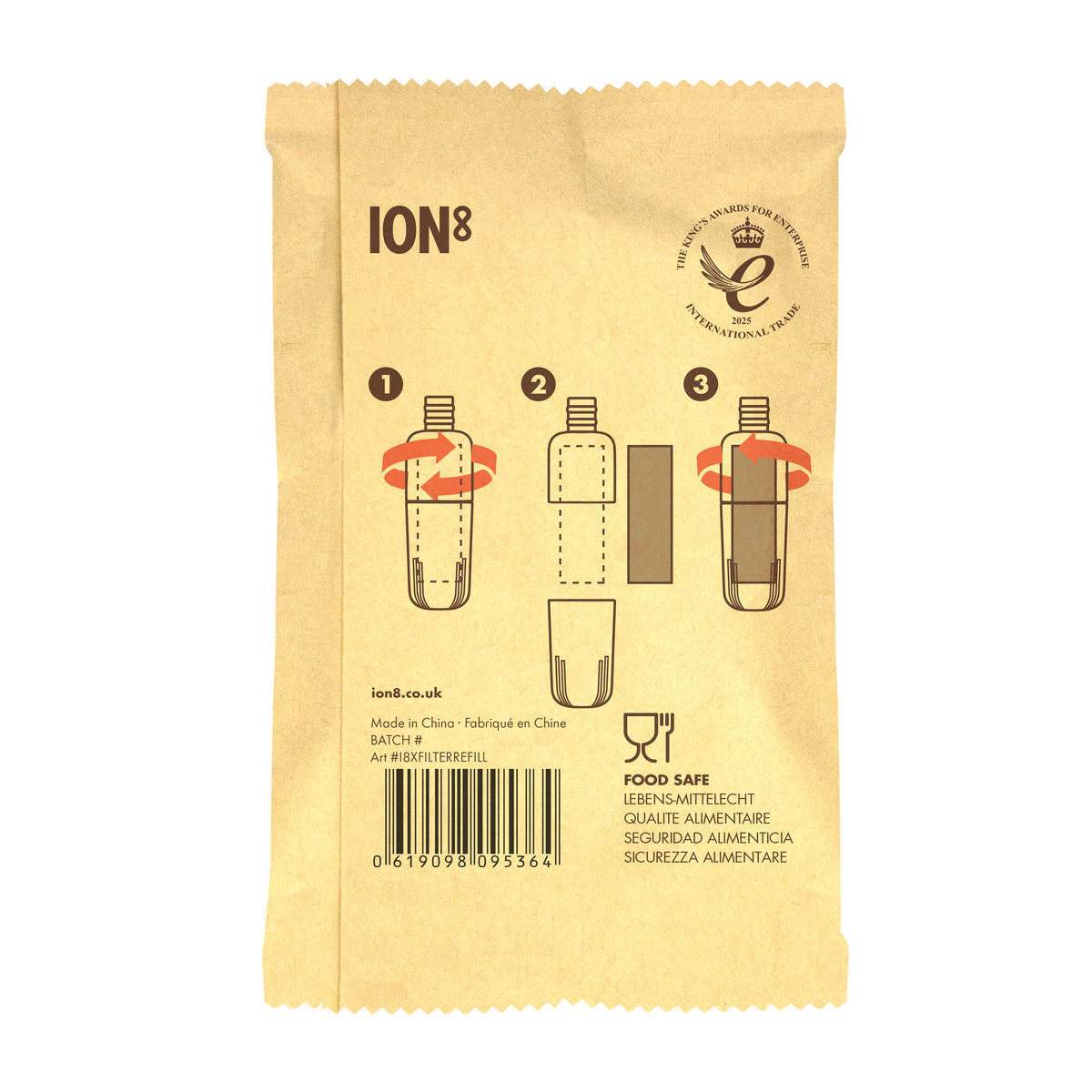 ION8, Replacement Filters x 3, for Filter Straw — additional product photo