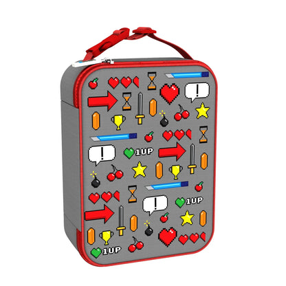 Kids Lunch Bag, Insulated, Gamer, Medium Ion8