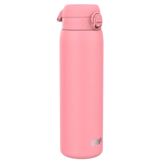 Leak Proof 1 Litre Thermal Water Bottle, Vacuum Insulated, Rose Bloom, 1L - ION8