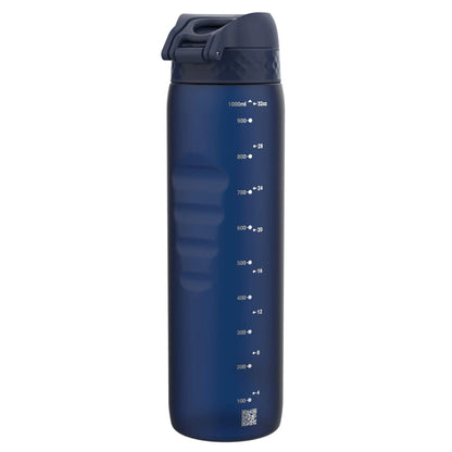Leak Proof 1 litre Water Bottle, Recyclon™, Navy, 1L Ion8