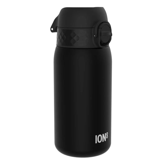 Leak Proof Kids Water Bottle, Recyclon™, Black, 350ml (12oz) - ION8