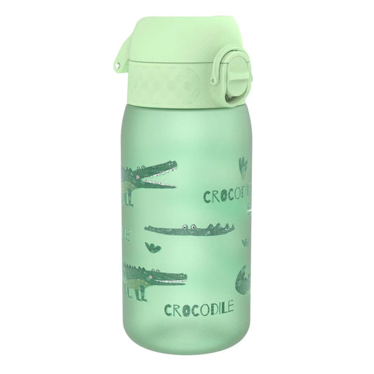 Leak Proof Kids Water Bottle, Recyclon™, Crocodiles, 350ml (12oz) Ion8