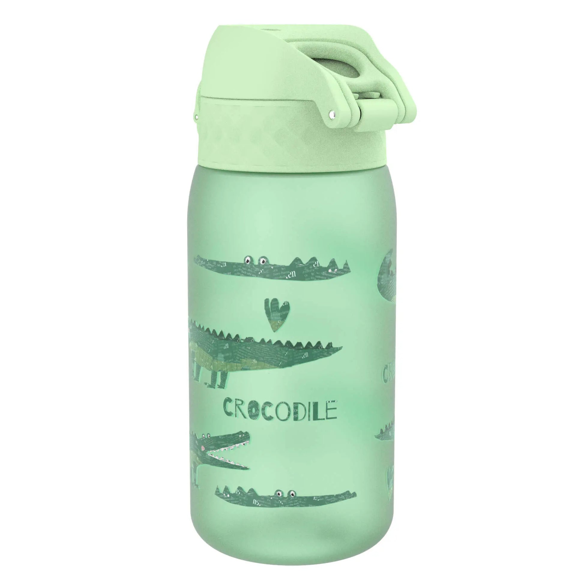 Leak Proof Kids Water Bottle, Recyclon™, Crocodiles, 350ml (12oz) Ion8