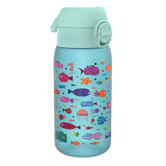 Leak Proof Kids Water Bottle, Recyclon™, Fish, 350ml (12oz) Ion8
