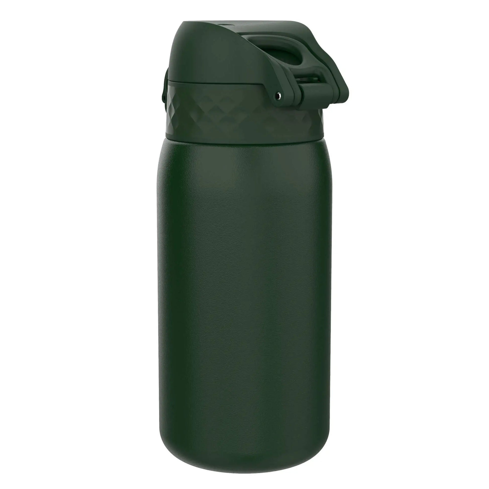 Leak Proof Kids Water Bottle, Stainless Steel, Dark Green, 400ml (13oz) Ion8