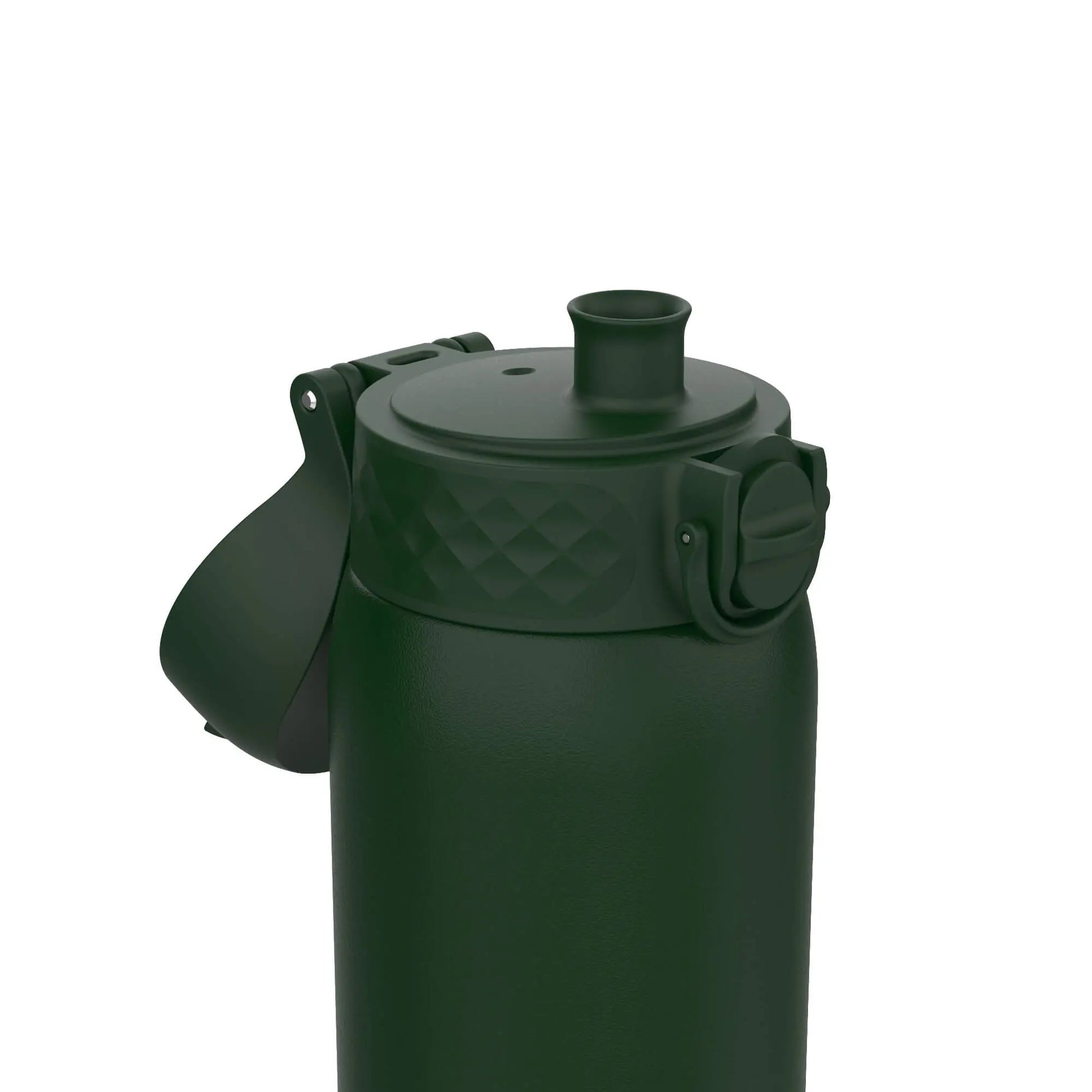 Leak Proof Kids Water Bottle, Stainless Steel, Dark Green, 400ml (13oz) Ion8