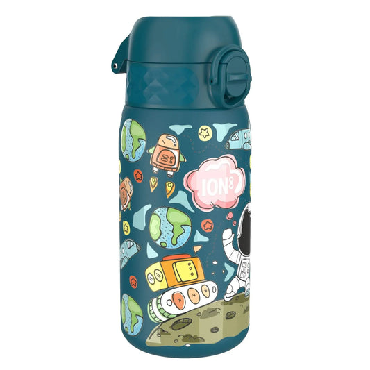 Leak Proof Kids Water Bottle, Stainless Steel, Space, 400ml (13oz) Ion8