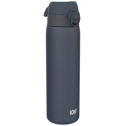 Leak Proof Slim Thermal Steel Water Bottle, Vacuum Insulated, Ash Navy, 500ml (17oz) - ION8