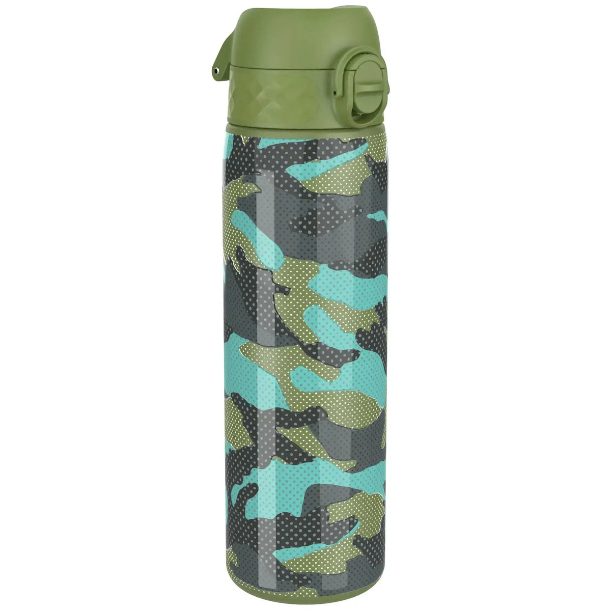 ION8 Insulated Steel Water Bottle, Leak Proof, Dishwasher Safe, 500ml (17oz), Printed