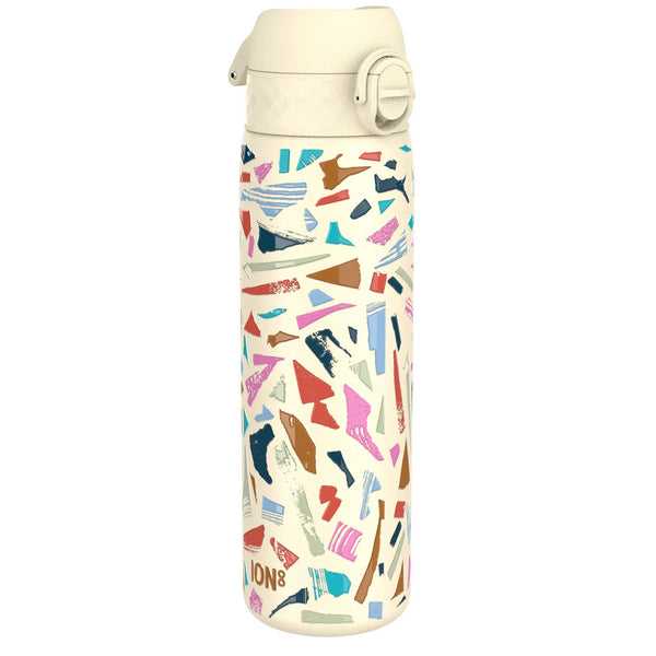 ION8 Insulated Steel Water Bottle, Leak Proof, Dishwasher Safe, 500ml (17oz), Printed