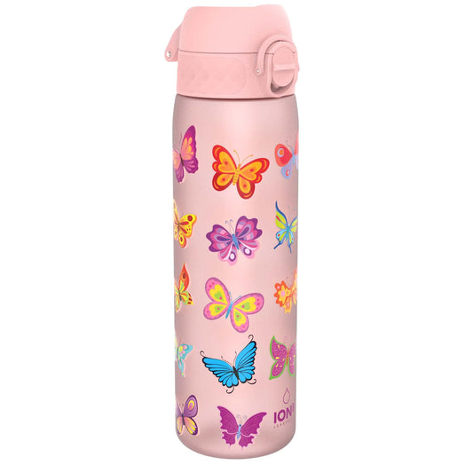 Leak Proof Slim Water Bottle, Recyclon™, Butterfly, 500ml (18oz) Ion8