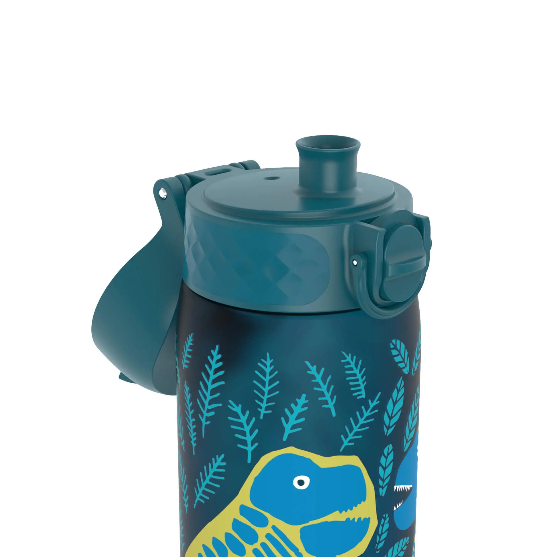Leak Proof Slim Water Bottle, Recyclon™, Dinosaurs, 500ml (18oz) Ion8
