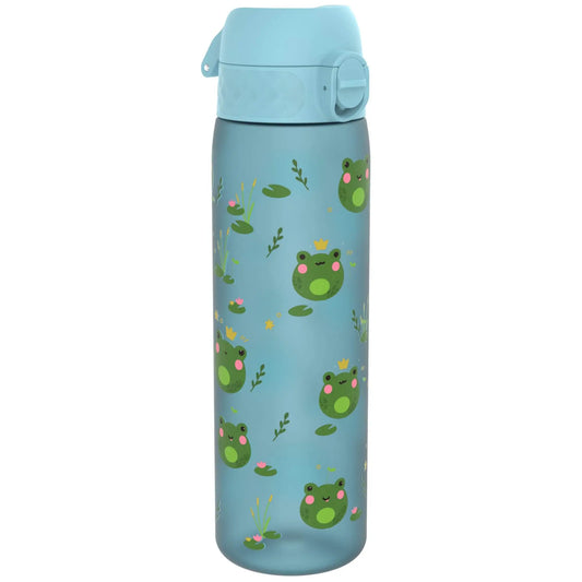 Leak Proof Slim Water Bottle, Recyclon™, Frog Pond, 500ml (18oz) - ION8