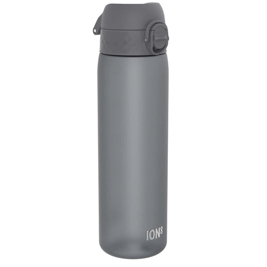 Leak Proof Slim Water Bottle, Recyclon™, Grey, 500ml (18oz) Ion8
