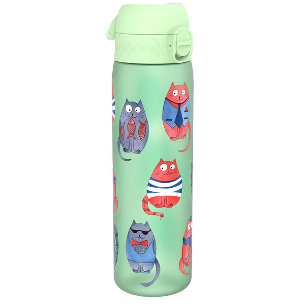 ION8 Slim Recyclon Water Bottle, Leak Proof, Dishwasher Safe, 500ml (18oz), Printed