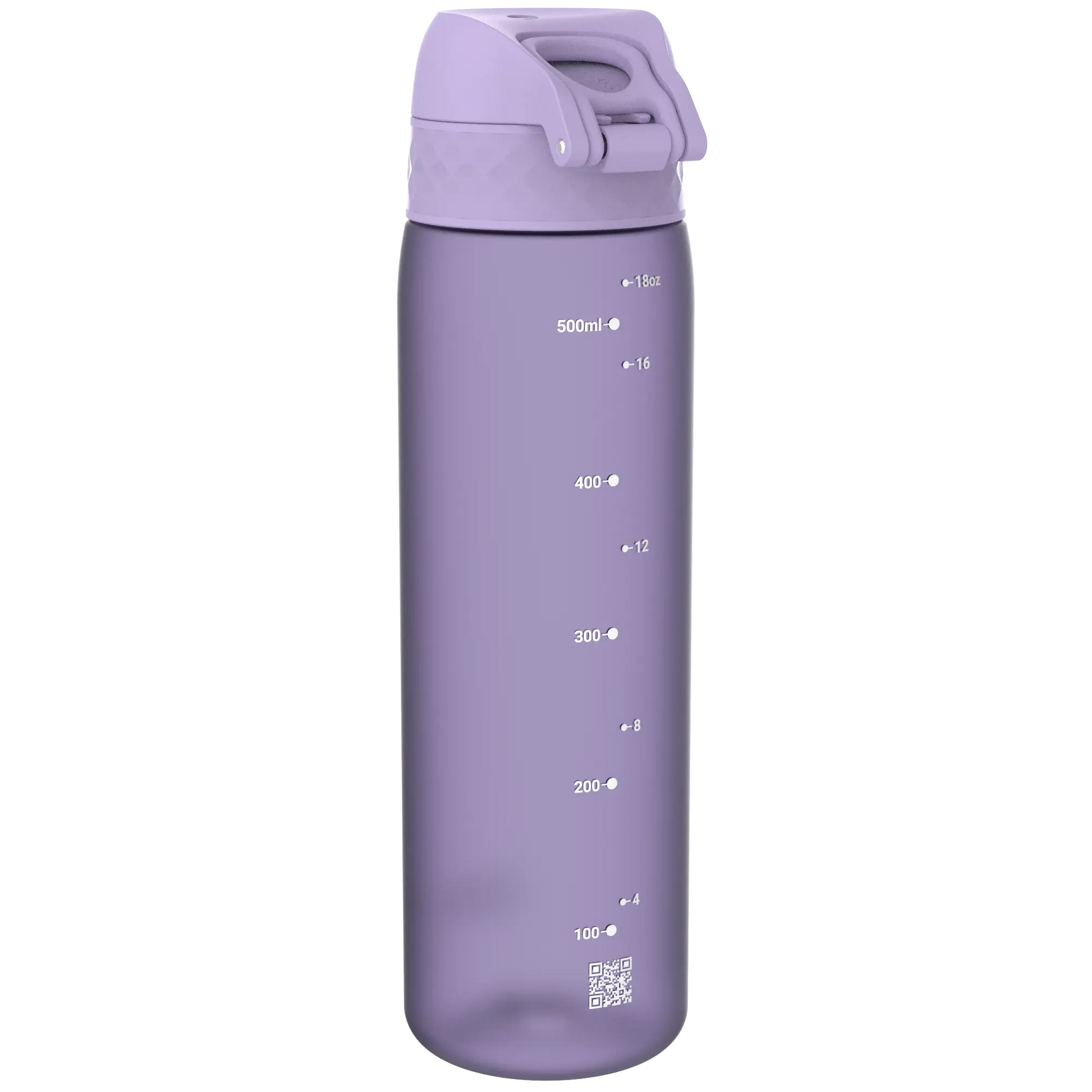 Leak Proof Slim Water Bottle, Recyclon™, Light Purple, 500ml (18oz) Ion8