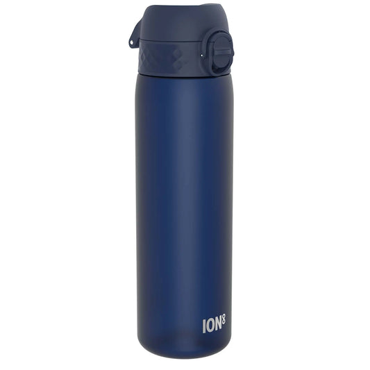 Leak Proof Slim Water Bottle, Recyclon™, Navy, 500ml (18oz) Ion8