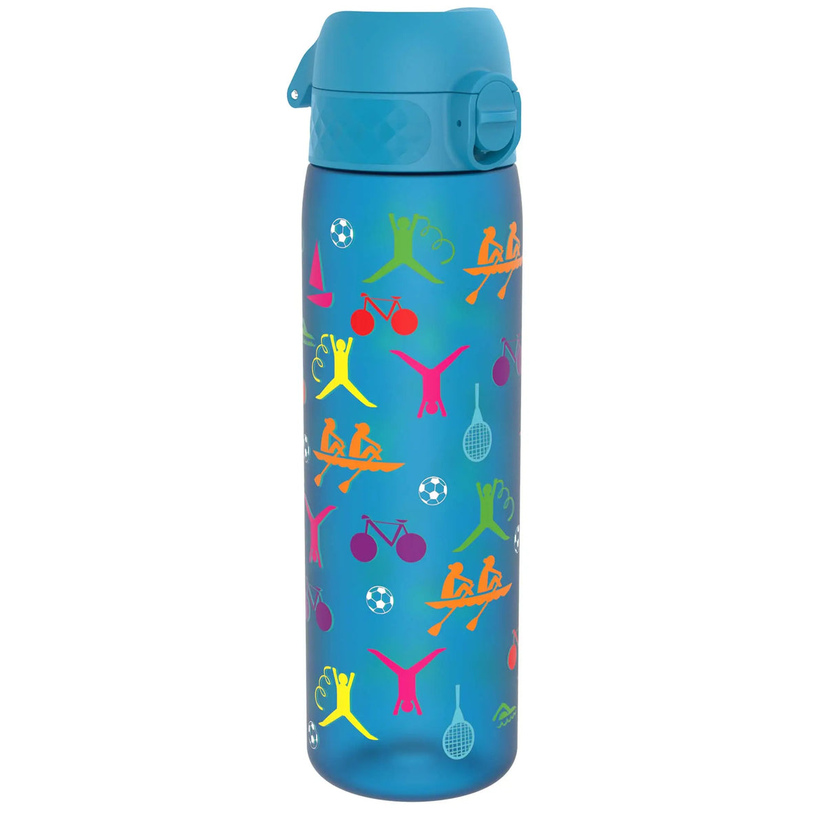 ION8 Slim Recyclon Water Bottle, Leak Proof, Dishwasher Safe, 500ml (18oz), Printed
