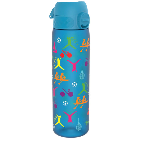 ION8 Slim Recyclon Water Bottle, Leak Proof, Dishwasher Safe, 500ml (18oz), Printed