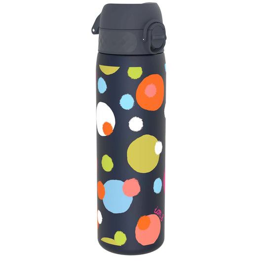 Leak Proof Slim Water Bottle, Recyclon™, Spots, 500ml (18oz) Ion8