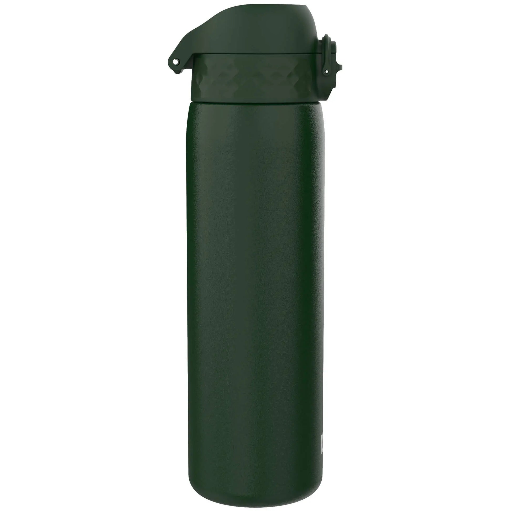 Leak Proof Slim Water Bottle, Stainless Steel, Dark Green, 600ml (20oz) Ion8