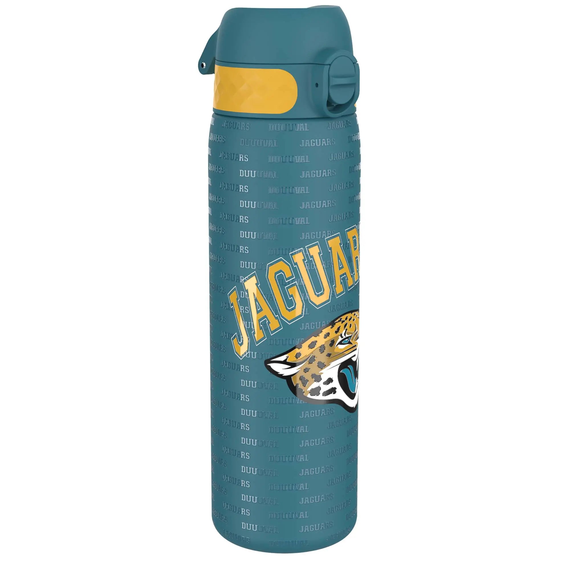 Leak Proof Slim Water Bottle, Stainless Steel, NFL Jaguars, 600ml ION8