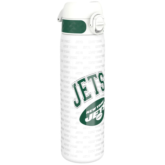 Leak Proof Slim Water Bottle, Stainless Steel, NFL Jets, 600ml (20oz) Ion8
