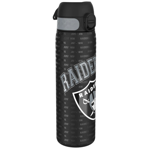 Leak Proof Slim Water Bottle, Stainless Steel, NFL Raiders, 600ml (20oz) - ION8