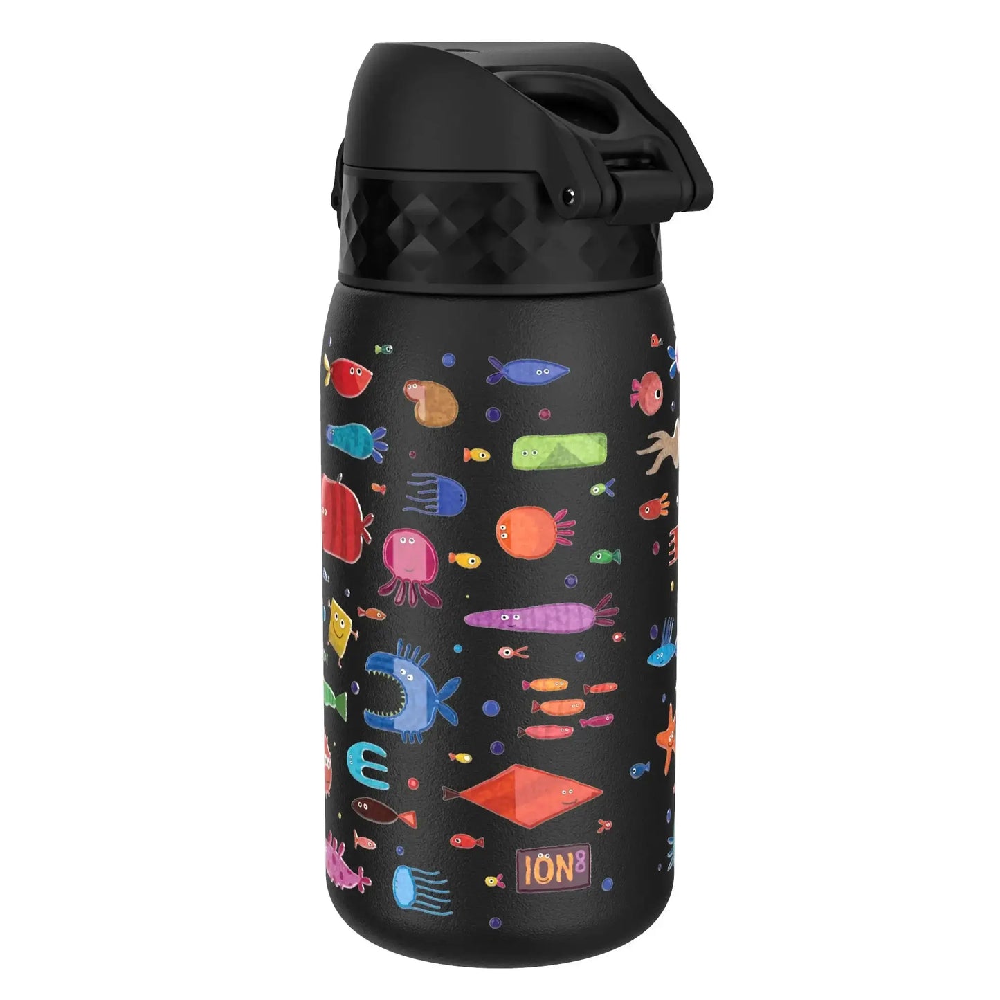 Leak Proof Thermal Steel Water Bottle, Vacuum Insulated, Fish, 320ml (11oz) Ion8