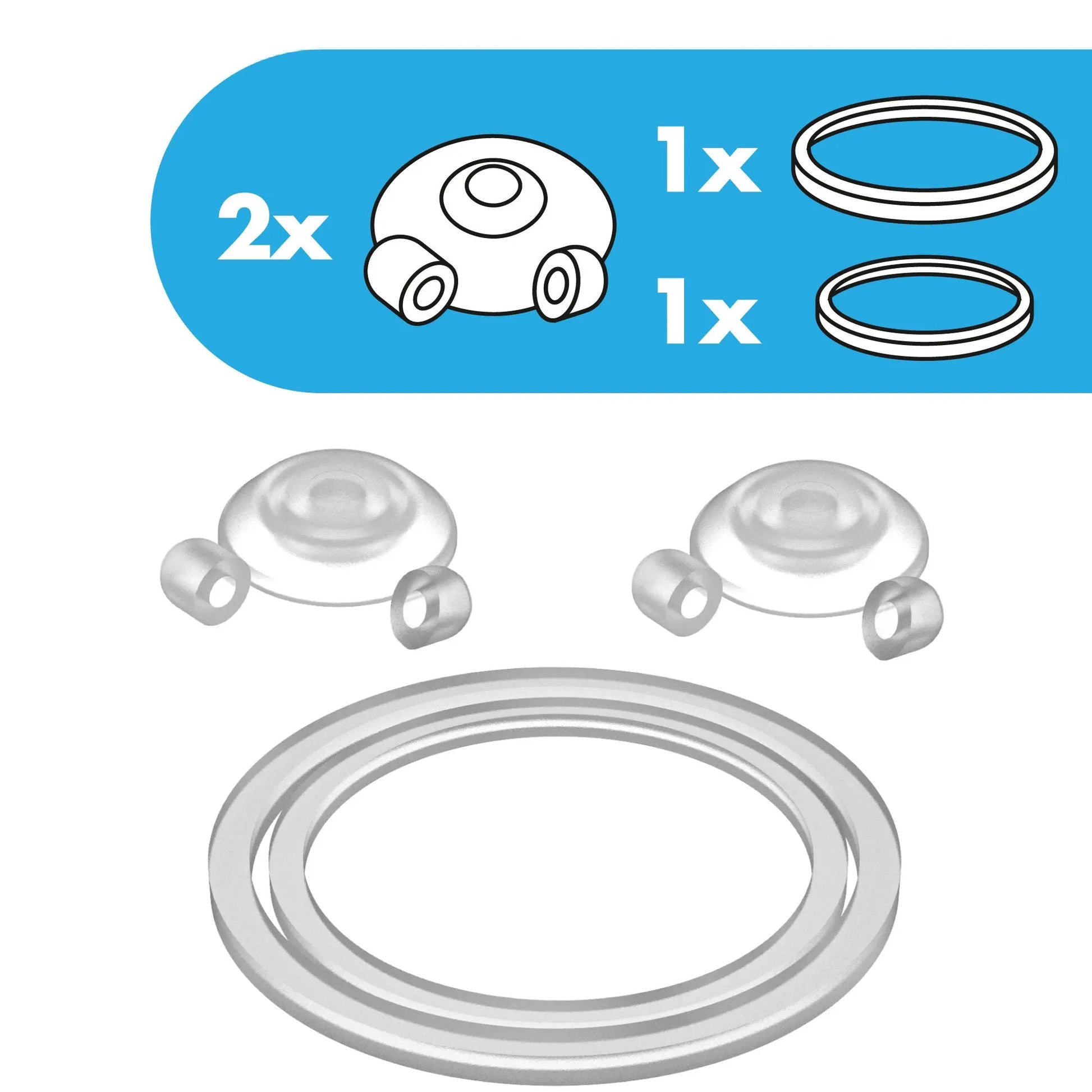 Leak Proof Water Bottle Accessory, Replacement 1.0 & 2.0 Seals - ION8