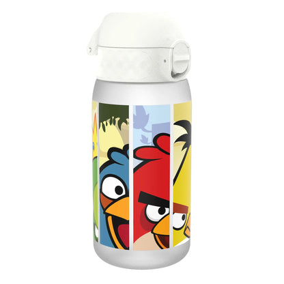 Leak Proof Water Bottle, Recyclon™, Angry Birds Stripe Faces, 350ml (12oz) - ION8