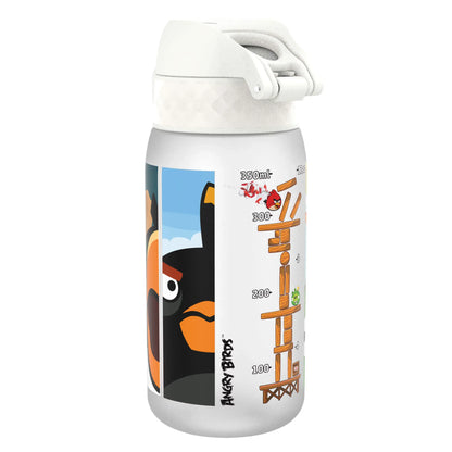 Leak Proof Water Bottle, Recyclon™, Angry Birds Stripe Faces, 350ml (12oz) - ION8