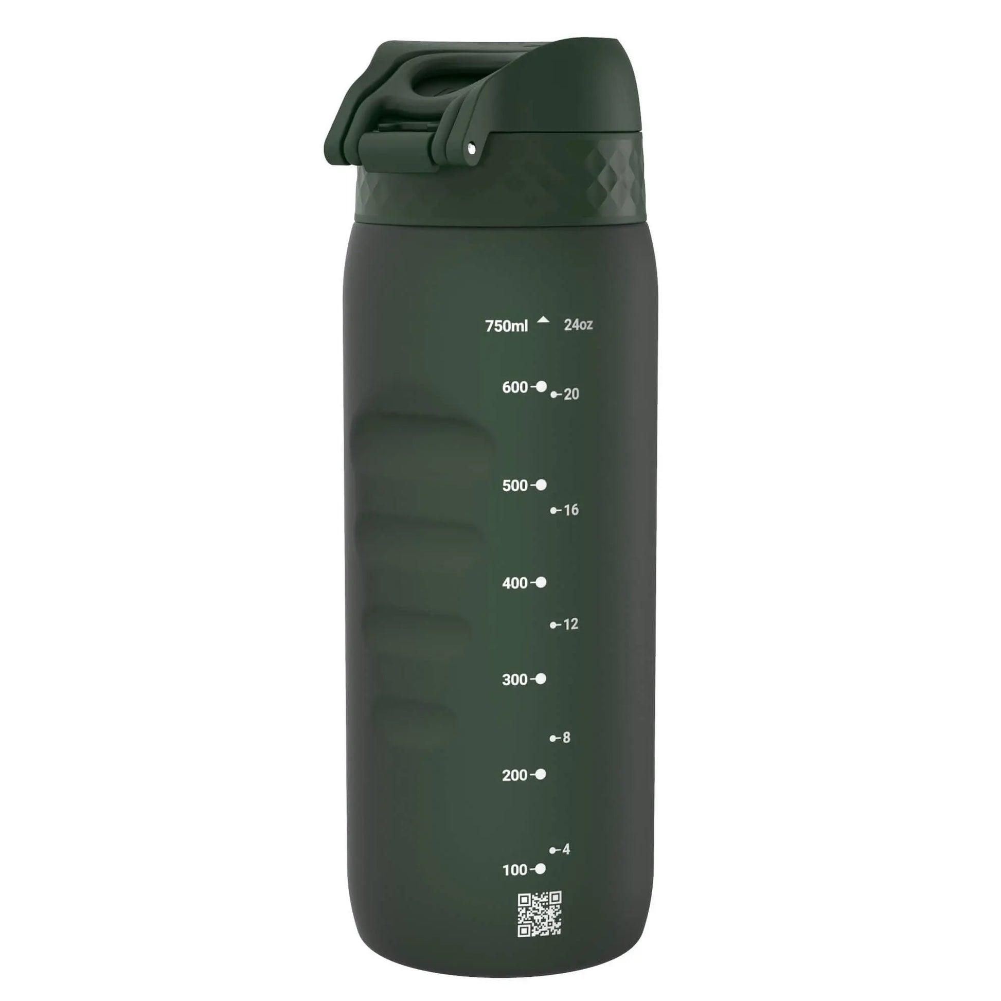 Leak Proof Water Bottle, Recyclon™, Dark Green, 750ml (24oz) Ion8