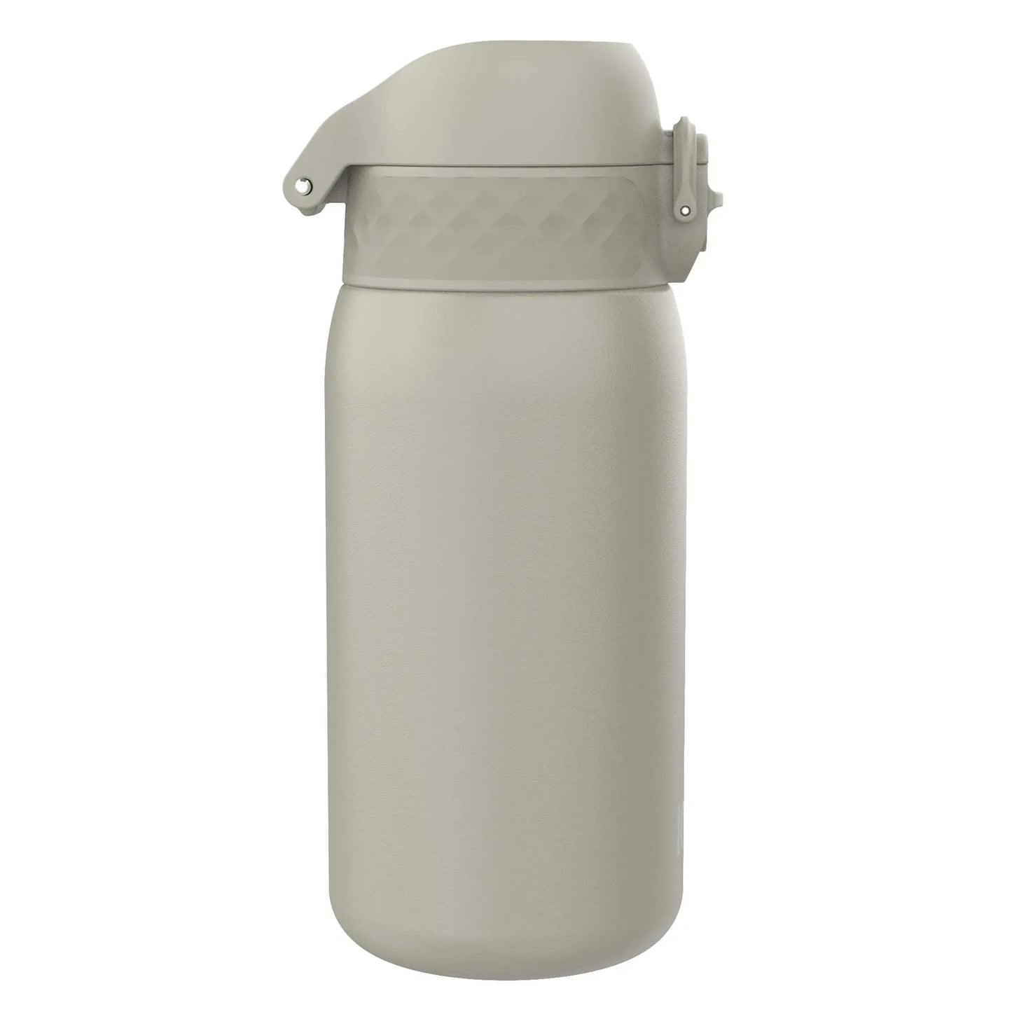 Leak Proof Water Bottle, Stainless Steel, Grey, 400ml (13oz) - ION8