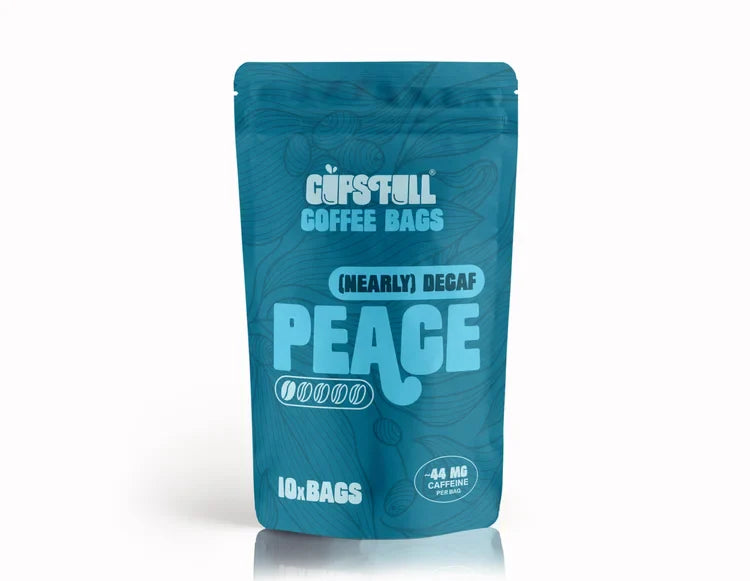 Peace 10x coffee bags pouch