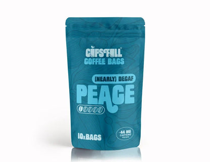 Peace 10x coffee bags pouch