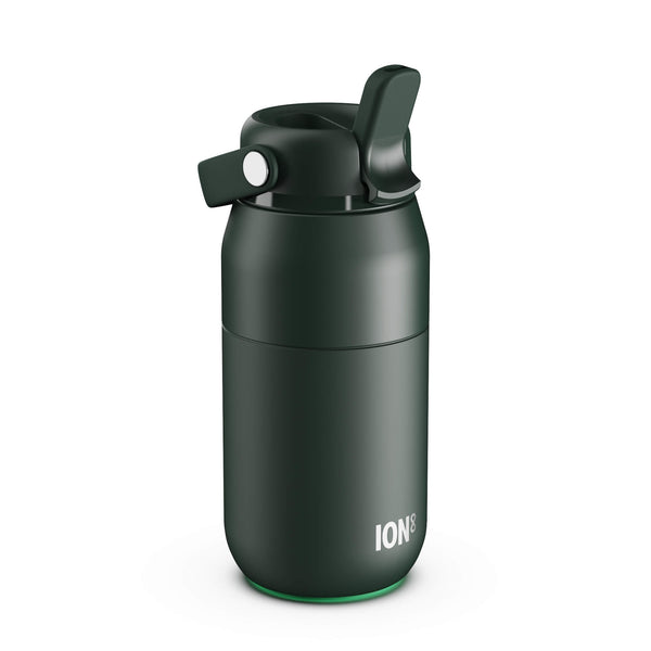 ION8 URBAN Primo Water Bottle, Thermal Insulated Steel, Small 360ml in Dark Green