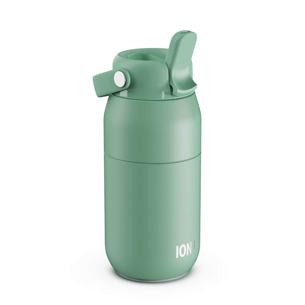 ION8 URBAN Primo Water Bottle, Thermal Insulated Steel, Small 360ml in Sage Green