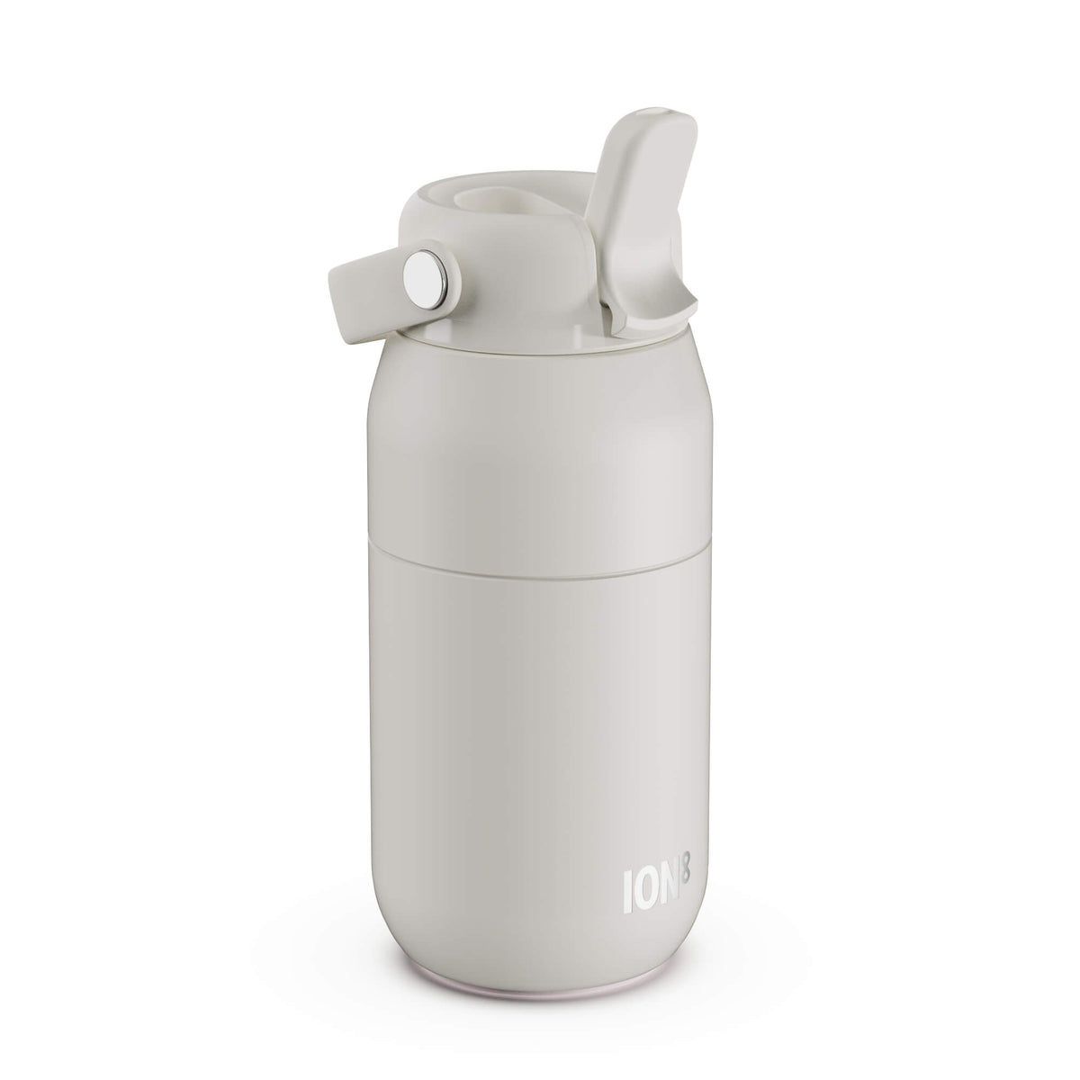 ION8 URBAN Primo Water Bottle, Thermal Insulated Steel, Small 360ml in White