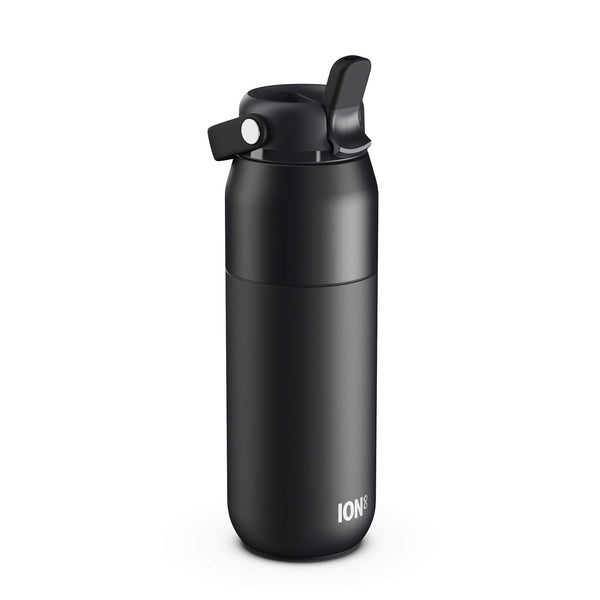 ION8 URBAN Primo Water Bottle, Thermal Insulated Steel, Medium 540ml in Black