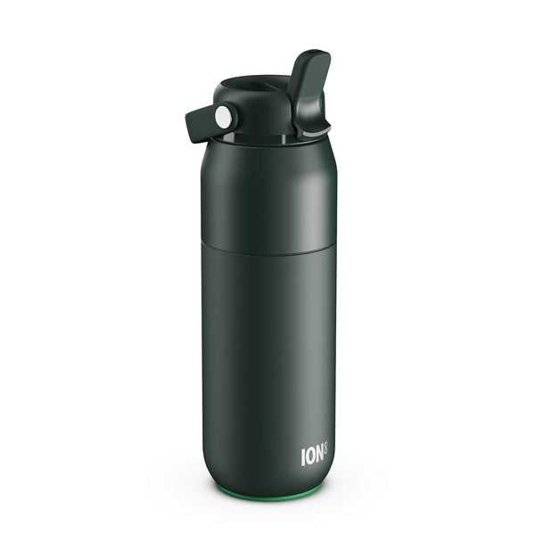 ION8 URBAN Primo Water Bottle, Thermal Insulated Steel, Medium 540ml in Dark Green